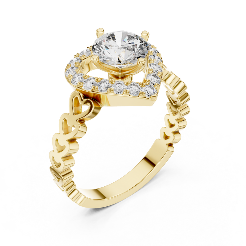 Ladies Ring LR-0095@7 - Yellow Gold - Image