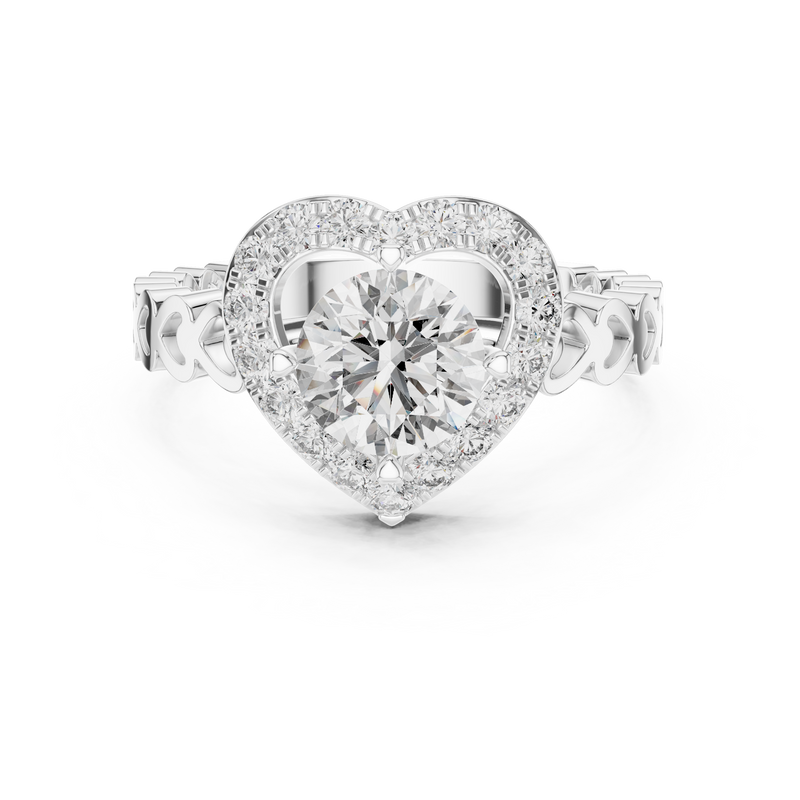 Ladies Ring LR-0095@7 - White Gold - Image