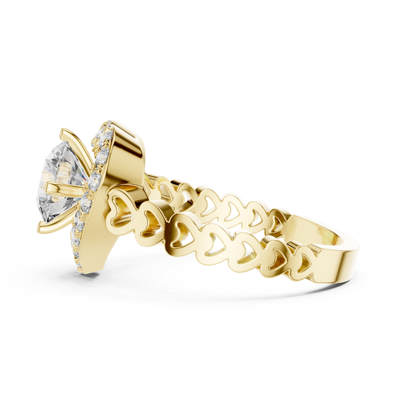 Ladies Ring LR-0095@7 - Yellow Gold - Image