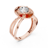 Ladies Ring LR-0096@7 - Rose Gold - Image