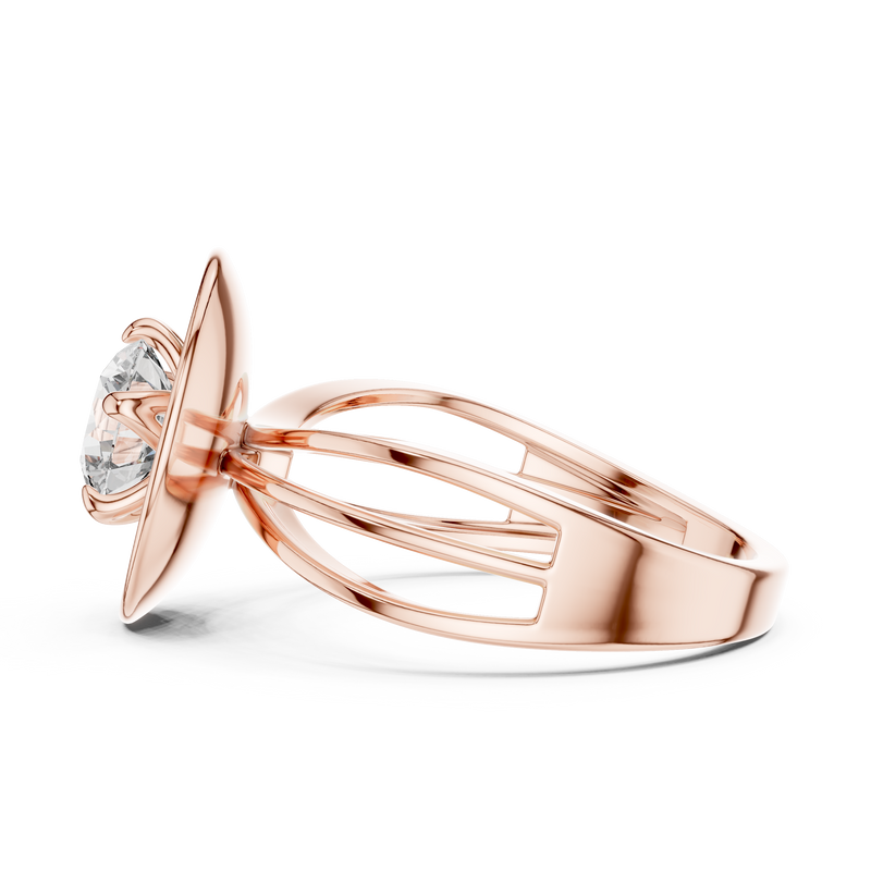 Ladies Ring LR-0096@7 - Rose Gold - Image