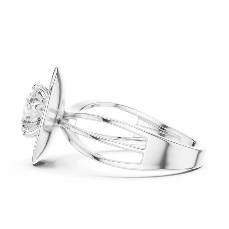 Ladies Ring LR-0096@7 - White Gold - Image