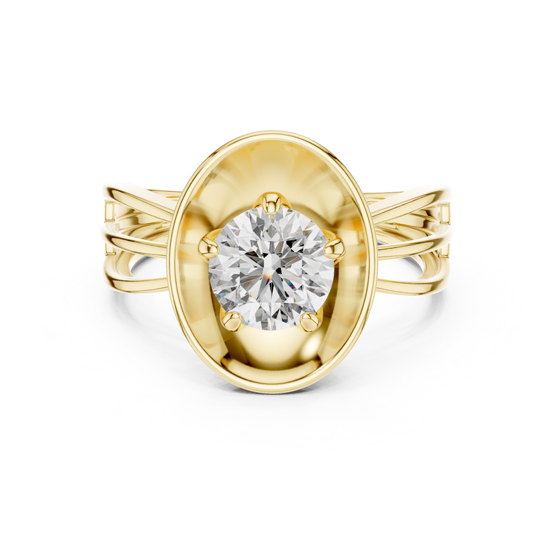 Ladies Ring LR-0096@7 - Yellow Gold - Image