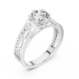 Ladies Ring LR-0097@7 - White Gold - Image