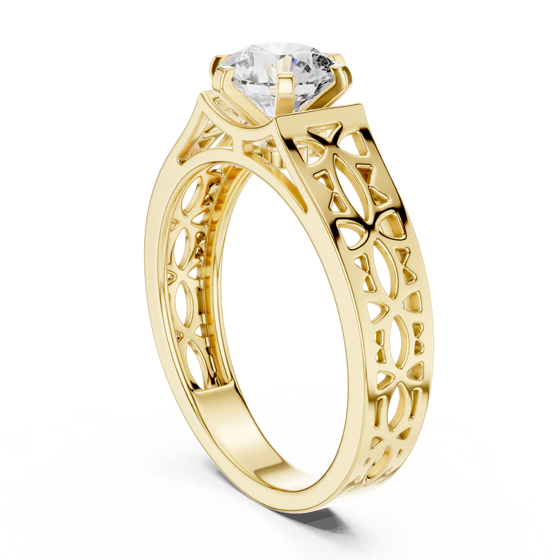 Ladies Ring LR-0097@7 - Yellow Gold - Image