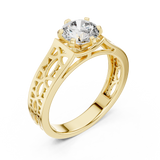 Ladies Ring LR-0097@7 - Yellow Gold - Image