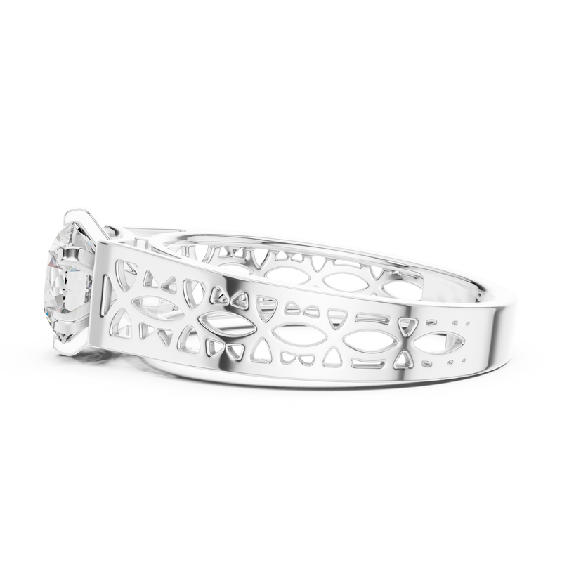 Ladies Ring LR-0097@7 - White Gold - Image