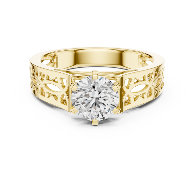 Ladies Ring LR-0097@7 - Yellow Gold - Image