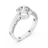 Ladies Ring LR-0111 - White Gold - Image