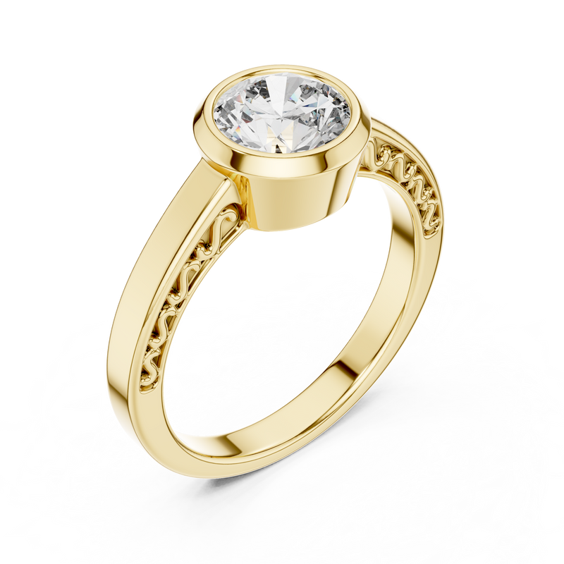 Ladies Ring LR-0111 - Yellow Gold - Image