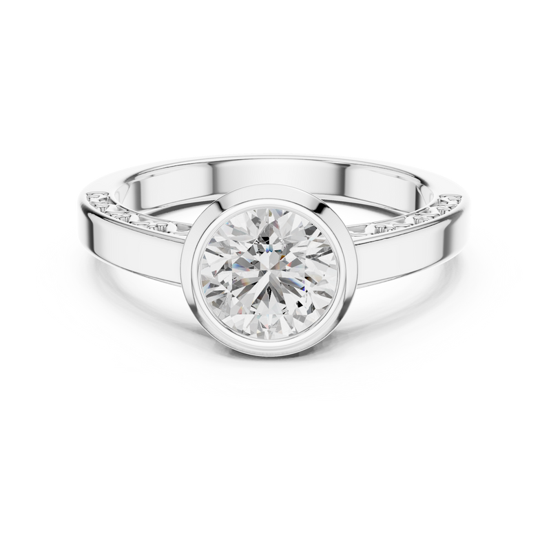 Ladies Ring LR-0111 - White Gold - Image