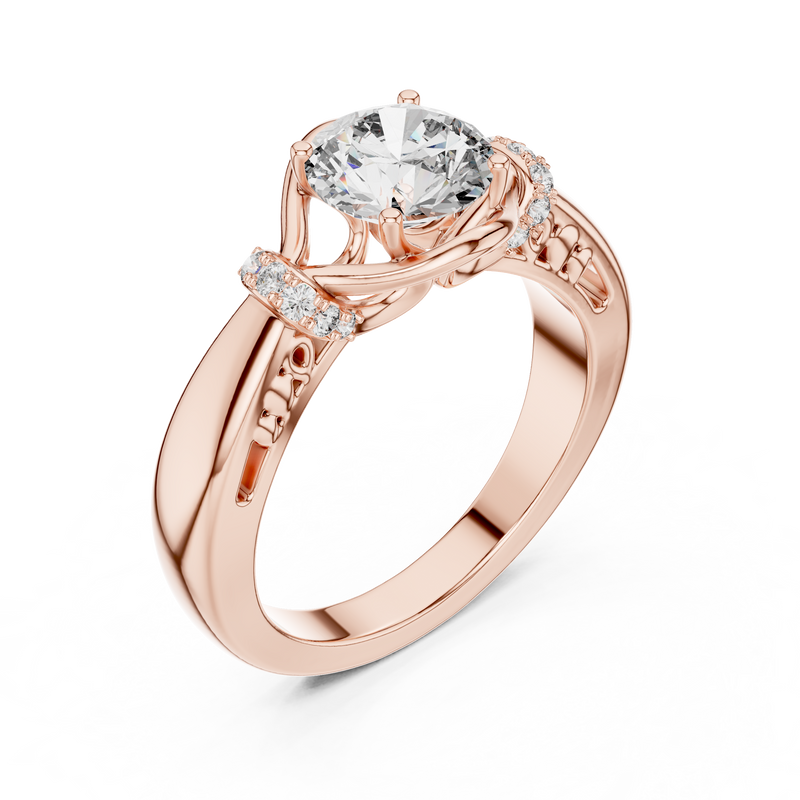 Ladies Ring LR-0112 - Rose Gold - Image