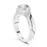 Ladies Ring LR-0112@7 - White Gold - Image