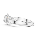 Ladies Ring LR-0112 - White Gold - Image