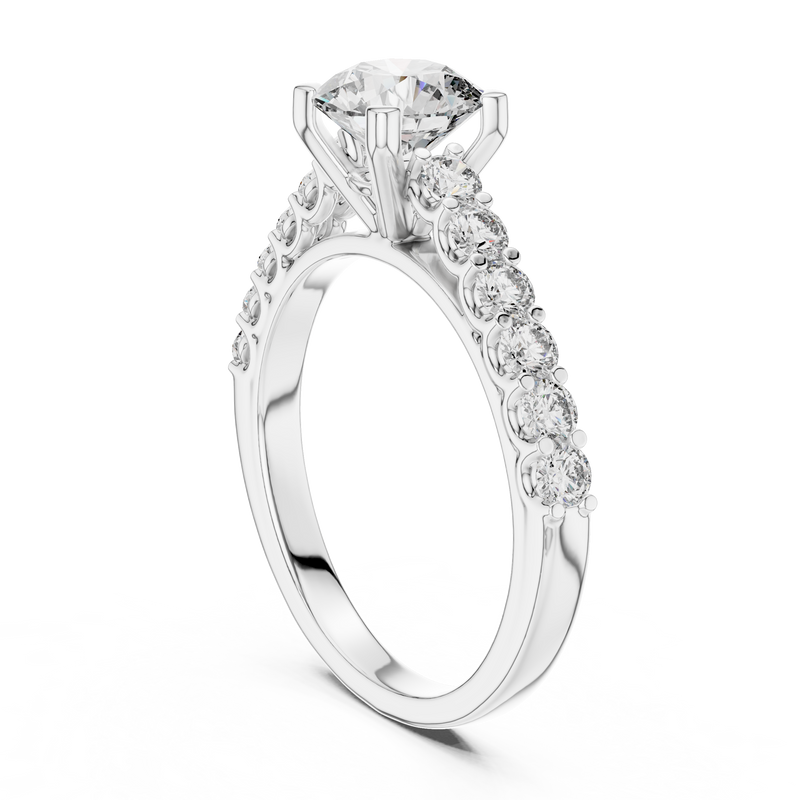 Ladies Ring LR-0113@7 - White Gold - Image