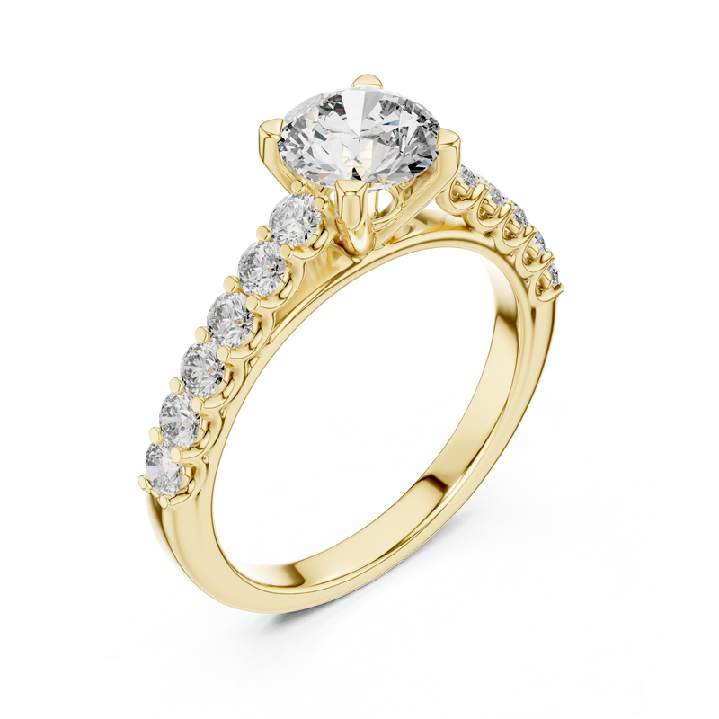 Ladies Ring LR-0113@7 - Yellow Gold - Image