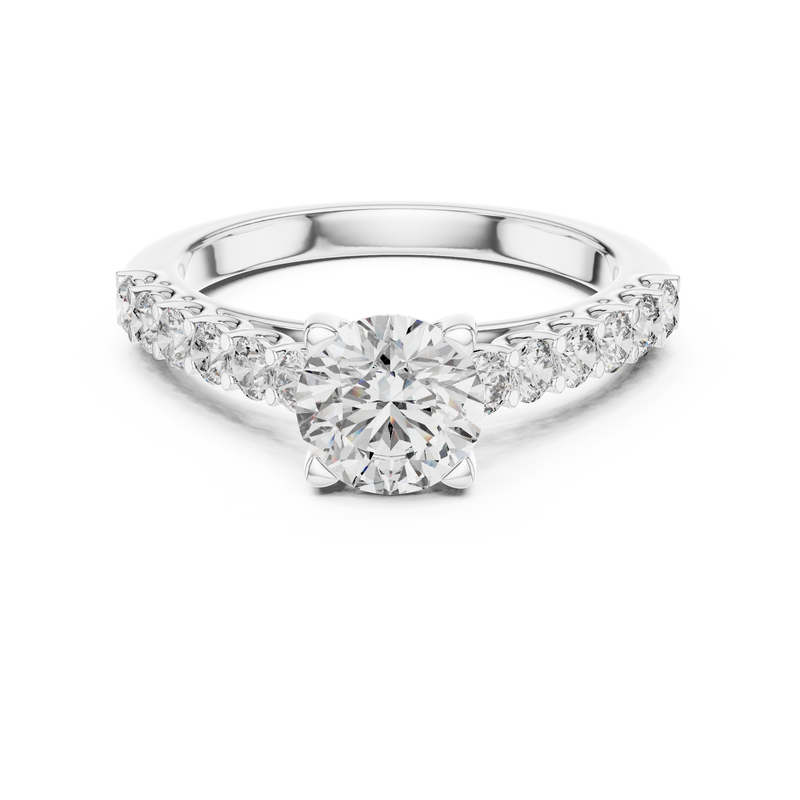Ladies Ring LR-0113@7 - White Gold - Image