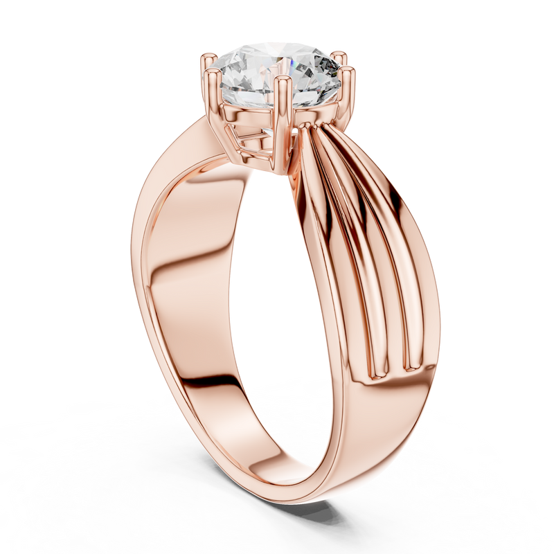 Ladies Ring LR-0154@7 - Rose Gold - Image