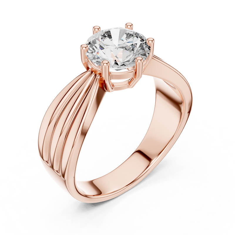 Ladies Ring LR-0154@7 - Rose Gold - Image