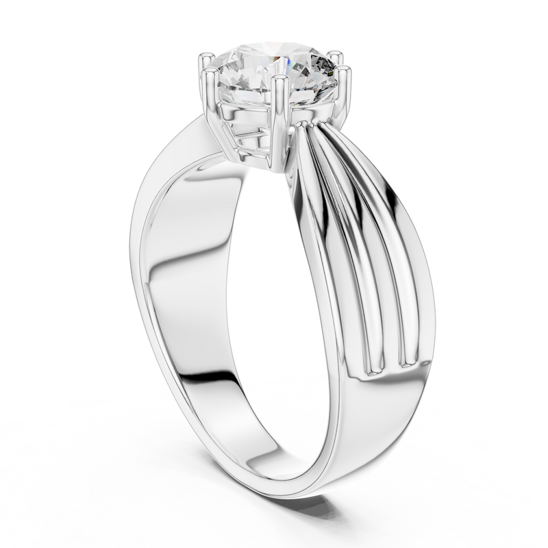 Ladies Ring LR-0154@7 - White Gold - Image