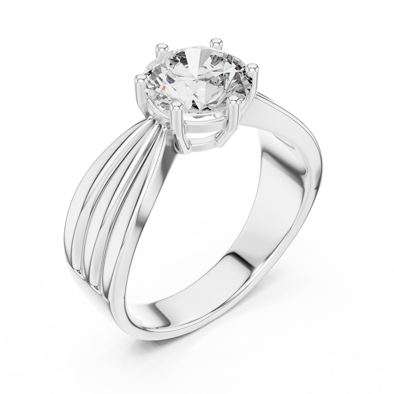 Ladies Ring LR-0154@7 - White Gold - Image