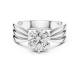 Ladies Ring LR-0154@7 - White Gold - Image