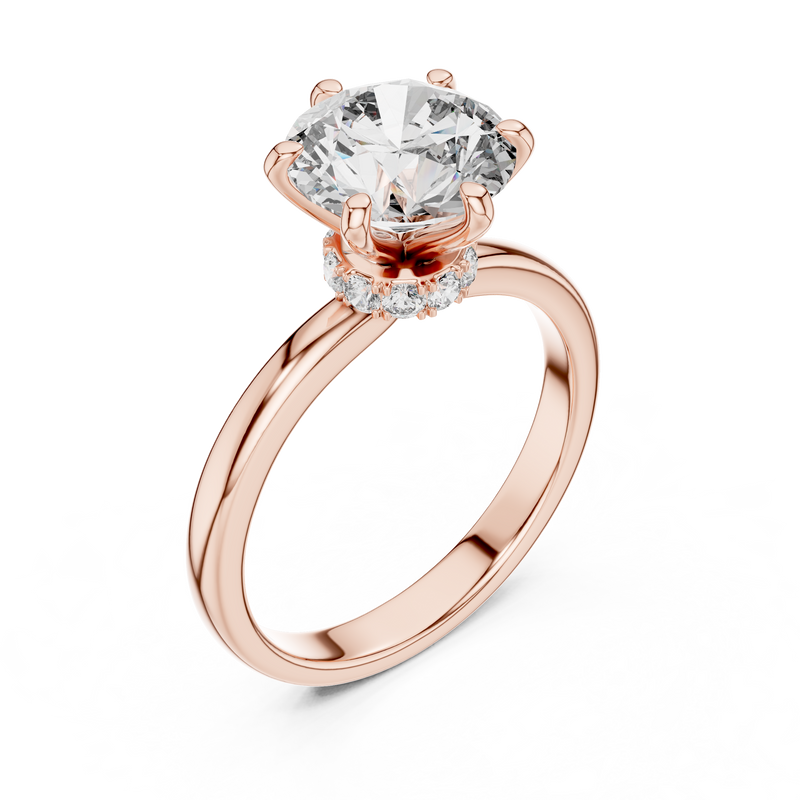 Ladies Ring LR-0171 - Rose Gold - Image