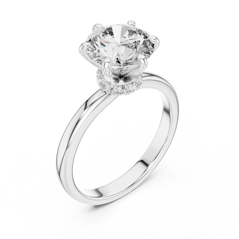 Ladies Ring LR-0171 - White Gold - Image