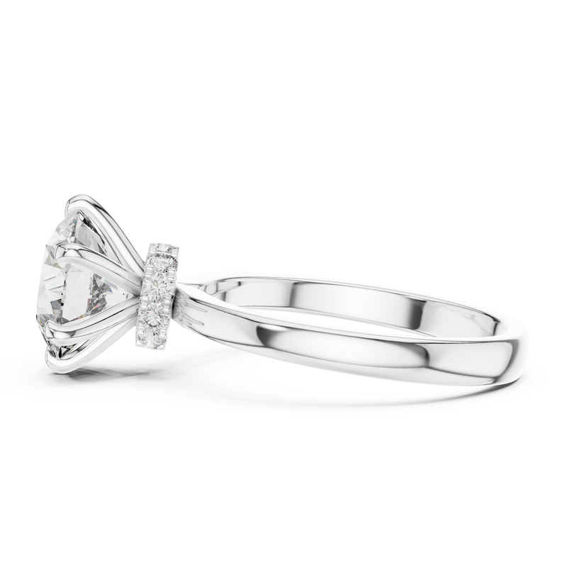 Ladies Ring LR-0171 - White Gold - Image