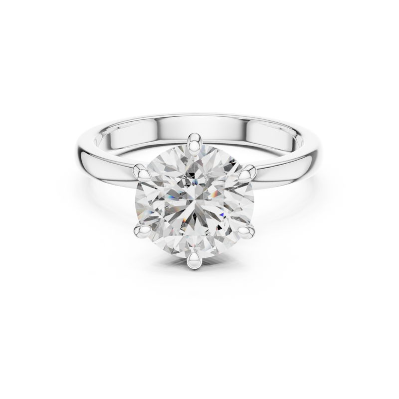 Ladies Ring LR-0171 - White Gold - Image