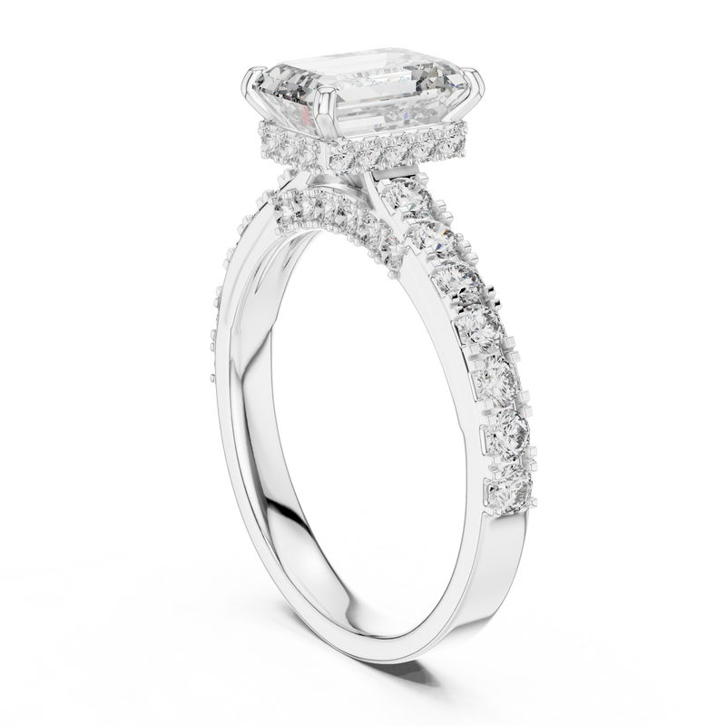 Ladies Ring LR-0172 - White Gold - Image