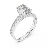 Ladies Ring LR-0172 - White Gold - Image