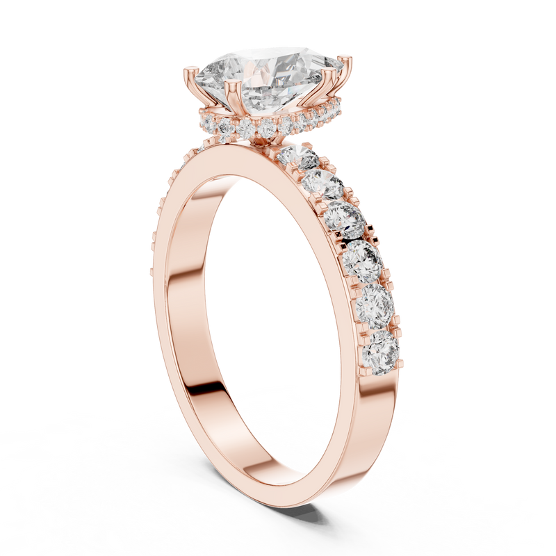 Ladies Ring LR-0173 - Rose Gold - Image