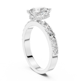 Ladies Ring LR-0173 - White Gold - Image