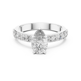 Ladies Ring LR-0173 - White Gold - Image