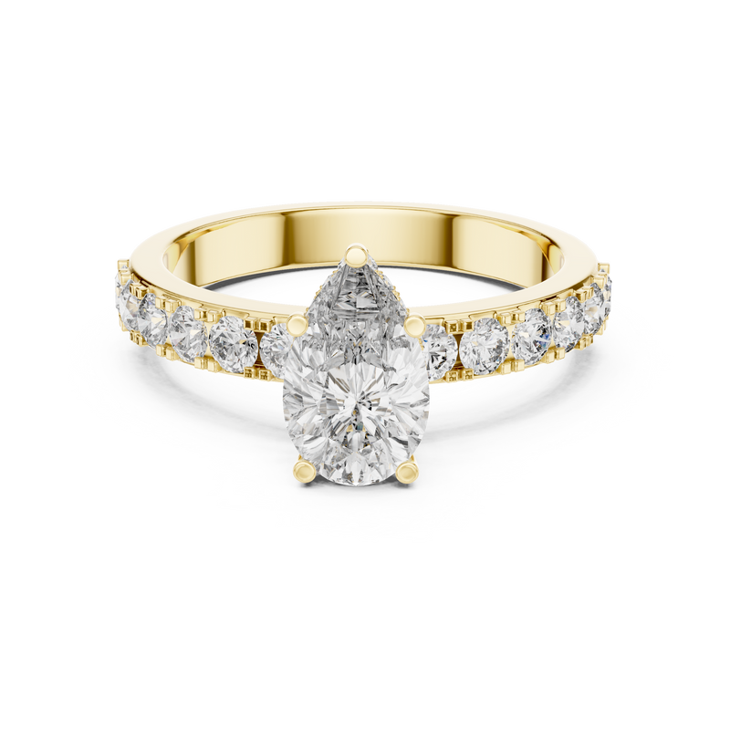 Ladies Ring LR-0173 - Yellow Gold - Image