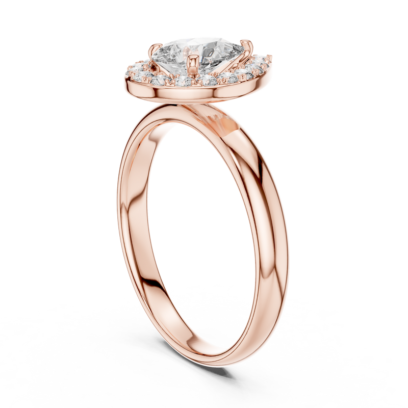Ladies Ring LR-0174 - Rose Gold - Image