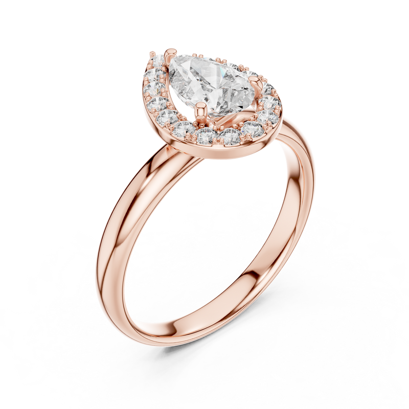 Ladies Ring LR-0174 - Rose Gold - Image