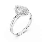 Ladies Ring LR-0174 - White Gold - Image