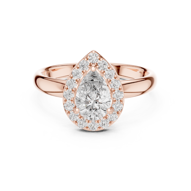 Ladies Ring LR-0174 - Rose Gold - Image