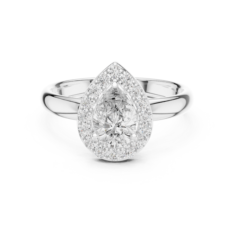 Ladies Ring LR-0174 - White Gold - Image