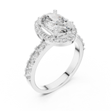 Ladies Ring LR-0175 - White Gold - Image