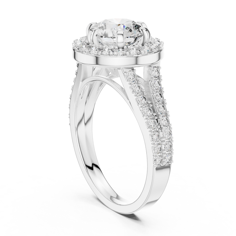 Ladies Ring LR-0176 - White Gold - Image