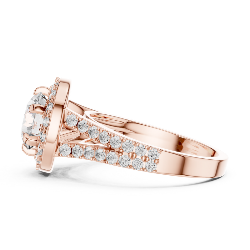 Ladies Ring LR-0176 - Rose Gold - Image