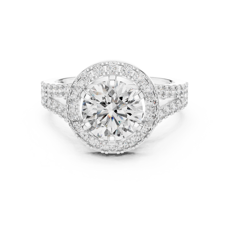 Ladies Ring LR-0176@7 - White Gold - Image