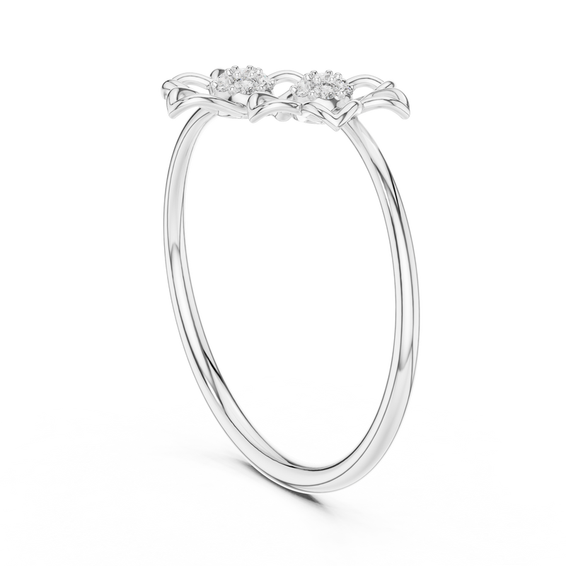 Ladies Ring LR-01 (100) - White Gold - Image
