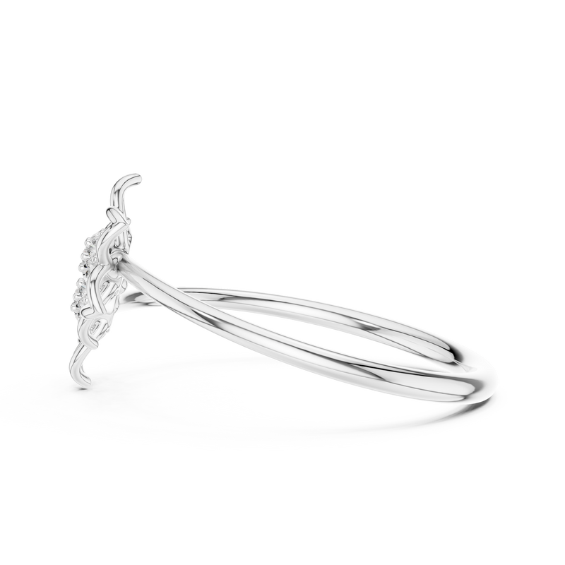 Ladies Ring LR-01 (100) - White Gold - Image