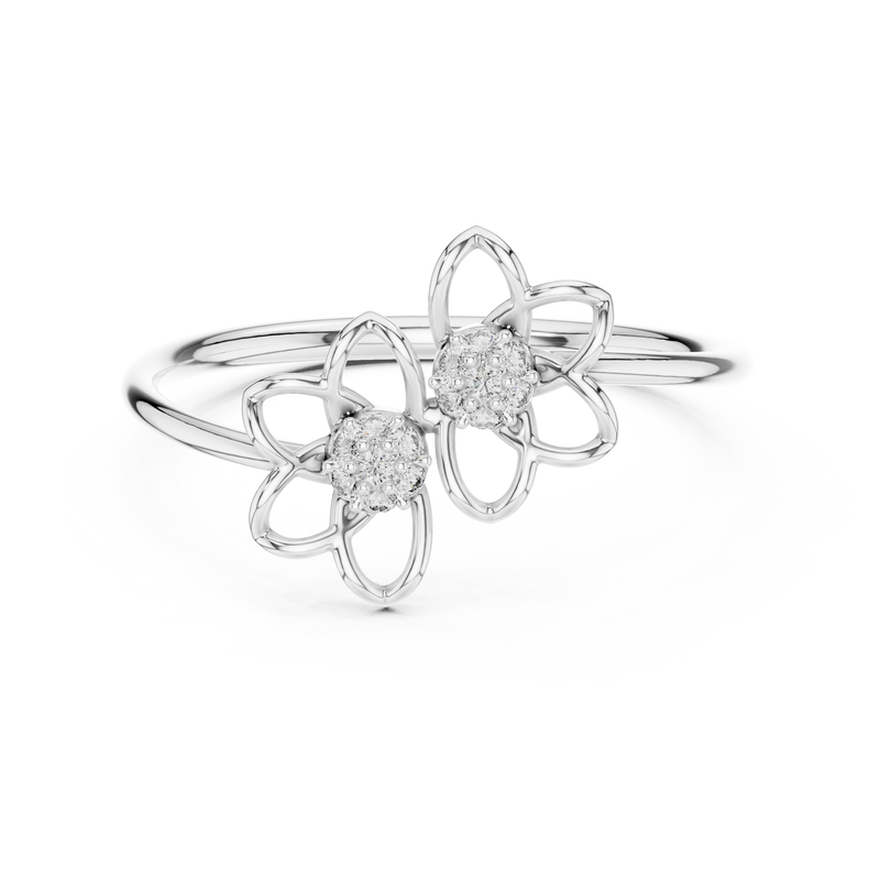 Ladies Ring LR-01 (100) - White Gold - Image