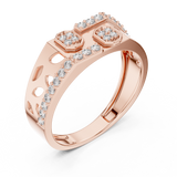Ladies Ring LR-01 (30) - Rose Gold - Image