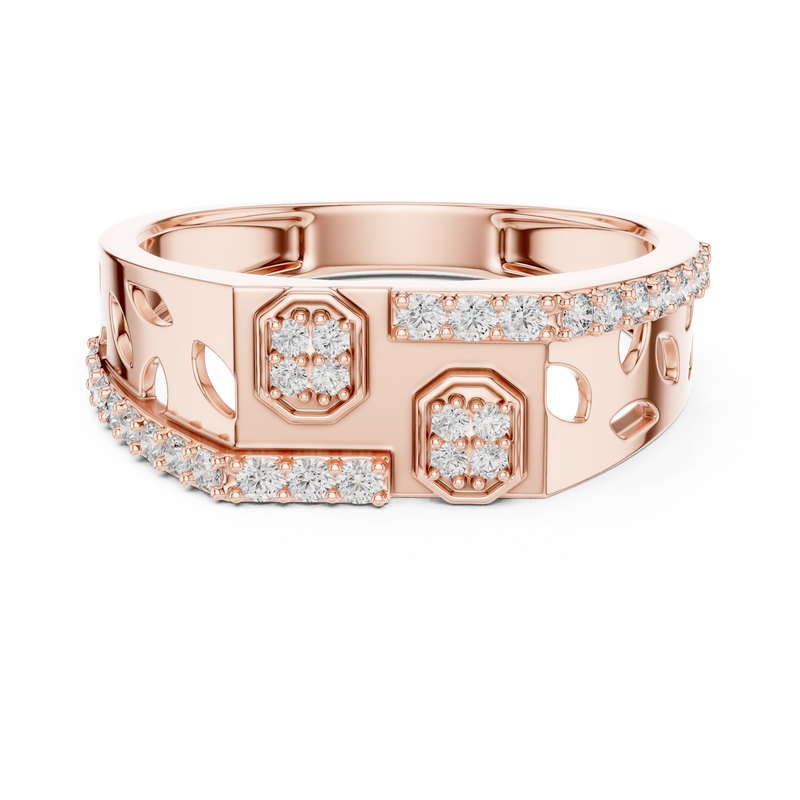 Ladies Ring LR-01 (30) - Rose Gold - Image
